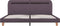 vidaXL - Bedframe - met - LED - stof - taupe - 180x200 - cm