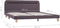 vidaXL - Bedframe - met - LED - stof - taupe - 180x200 - cm