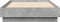 vidaXL - Bedframe - met - LED-verlichting - betongrijs - 75x190 - cm