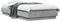 vidaXL - Bedframe - met - LED-verlichting - betongrijs - 75x190 - cm