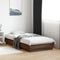vidaXL - Bedframe - met - LED-verlichting - bruin - eikenkleurig - 90x190 - cm