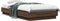 vidaXL - Bedframe - met - LED-verlichting - bruin - eikenkleurig - 100x200 - cm