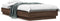 vidaXL - Bedframe - met - LED-verlichting - bruin - eikenkleurig - 90x190 - cm