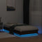 vidaXL - Bedframe - met - LED-verlichting - bruin - eikenkleurig - 90x190 - cm