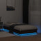 vidaXL - Bedframe - met - LED-verlichting - bruin - eikenkleurig - 75x190 - cm