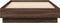 vidaXL - Bedframe - met - LED-verlichting - bruin - eikenkleurig - 100x200 - cm
