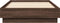 vidaXL - Bedframe - met - LED-verlichting - bruin - eikenkleurig - 75x190 - cm