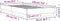 vidaXL - Bedframe - met - LED-verlichting - gerookt - eikenkleurig - 75x190 - cm
