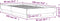 vidaXL - Bedframe - met - LED-verlichting - grijs - sonoma - eikenkleur - 90x190 - cm