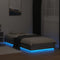 vidaXL - Bedframe - met - LED-verlichting - grijs - sonoma - eikenkleur - 90x200 - cm