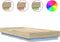 vidaXL - Bedframe - met - LED-verlichting - sonoma - eikenkleurig - 100x200 - cm