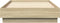 vidaXL - Bedframe - met - LED-verlichting - sonoma - eikenkleurig - 75x190 - cm