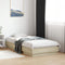 vidaXL - Bedframe - met - LED-verlichting - sonoma - eikenkleurig - 90x190 - cm