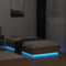 vidaXL - Bedframe - met - LED-verlichting - sonoma - eikenkleurig - 90x190 - cm