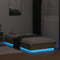 vidaXL - Bedframe - met - LED-verlichting - sonoma - eikenkleurig - 100x200 - cm