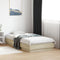 vidaXL - Bedframe - met - LED-verlichting - sonoma - eikenkleurig - 75x190 - cm