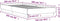 vidaXL - Bedframe - met - LED-verlichting - wit - 100x200 - cm