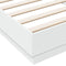 vidaXL - Bedframe - met - LED-verlichting - wit - 100x200 - cm
