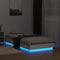 vidaXL - Bedframe - met - LED-verlichting - wit - 75x190 - cm