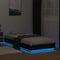 vidaXL - Bedframe - met - LED-verlichting - zwart - 100x200 - cm