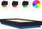 vidaXL - Bedframe - met - LED-verlichting - zwart - 90x190 - cm