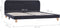 vidaXL - Bedframe - met - LED - zonder - matras - stof - donkergrijs - 150x200 - cm
