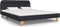 vidaXL - Bedframe - met - LED - zonder - matras - stof - donkergrijs - 150x200 - cm