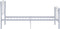vidaXL - Bedframe - met - voetbaldesign - metaal - grijs - 90x200 - cm