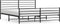 vidaXL - Bedframe - met - voetbord - zonder - matras - metaal - zwart - 180x200 - cm