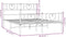 vidaXL - Bedframe - met - voetbord - zonder - matras - metaal - zwart - 160x200 - cm