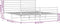 vidaXL - Bedframe - met - voetbord - zonder - matras - metaal - zwart - 180x200 - cm