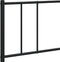 vidaXL - Bedframe - met - voetbord - zonder - matras - metaal - zwart - 180x200 - cm