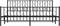 vidaXL - Bedframe - met - voetbord - zonder - matras - metaal - zwart - 180x200 - cm