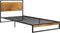 vidaXL - Bedframe - metaal - 100x200 - cm