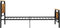 vidaXL - Bedframe - metaal - 100x200 - cm