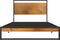 vidaXL - Bedframe - metaal - 100x200 - cm