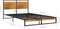 vidaXL - Bedframe - metaal - 120x200 - cm