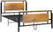 vidaXL - Bedframe - metaal - 120x200 - cm