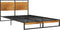 vidaXL - Bedframe - metaal - 120x200 - cm
