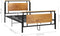 vidaXL - Bedframe - metaal - 120x200 - cm