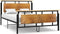 vidaXL - Bedframe - metaal - 140x200 - cm