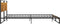 vidaXL - Bedframe - metaal - 140x200 - cm