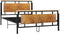 vidaXL - Bedframe - metaal - 140x200 - cm