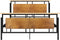vidaXL - Bedframe - metaal - 140x200 - cm