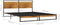 vidaXL - Bedframe - metaal - 140x200 - cm