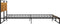 vidaXL - Bedframe - metaal - 160x200 - cm