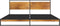 vidaXL - Bedframe - metaal - 180x200 - cm