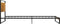vidaXL - Bedframe - metaal - 90x200 - cm