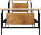 vidaXL - Bedframe - metaal - 90x200 - cm