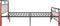 vidaXL - Bedframe - metaal - en - massief - eikenhout - 120x200 - cm